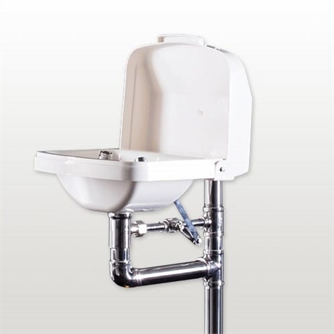 翻蓋防塵（ABS盆）復(fù)合式緊急沖淋洗眼器BH30-2010