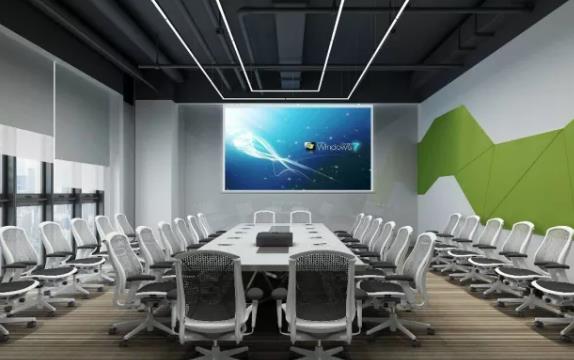 青島時(shí)代國(guó)際廣場(chǎng)(辦公寫(xiě)字樓)辦公室裝飾效果圖